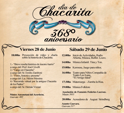 Chacarita cumple 368 aos
