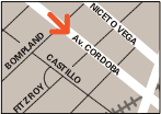 Mapa ubicaci�n Comuna 15: Bonpland y C�rdoba
