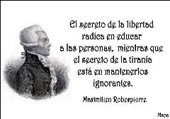 educaci�n Robespierre