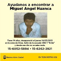 Hay que encontrarlo, est� desaparecido desde el 14 de marzo.