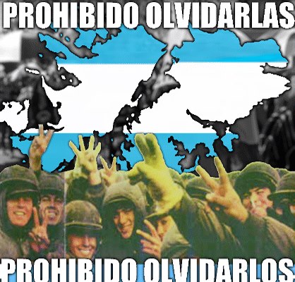 La guerra de Malvinas, no olvidar, no olvidarlos...