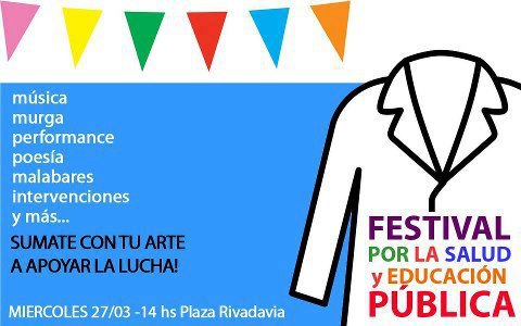 Festival en Plaza Rivadavia.