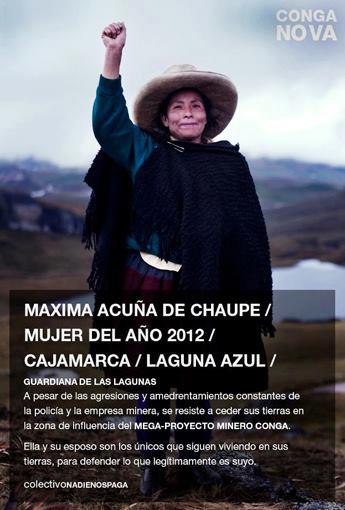 Mxima Acua amenazada. Cajamarca / Per.