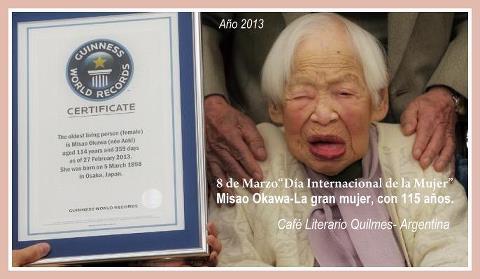 Okawa en Osaka, Japn, la ms longeva.