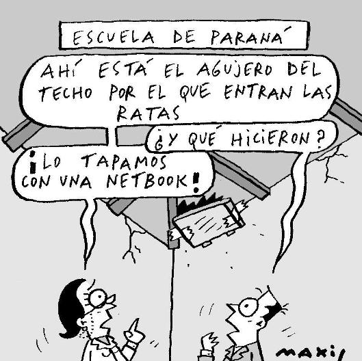 Escuela de Paran, las ratas y la PC.