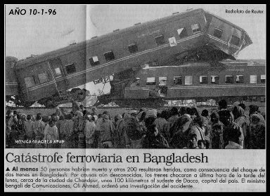 Choque en Bangladesh