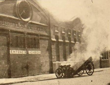 Entrada a los Talleres Vasena