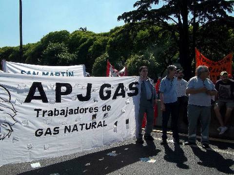 Trabajadores de Gas Natural