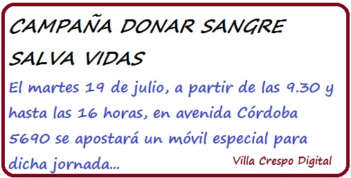 CAMPAA DONAR SANGRE