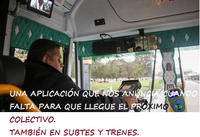 APP QUE ANUNCIA LLEGADA DE MEDIOS DE TRANSPORTE