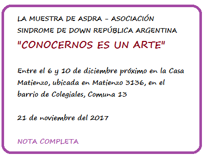 MUESTRA ASDRA