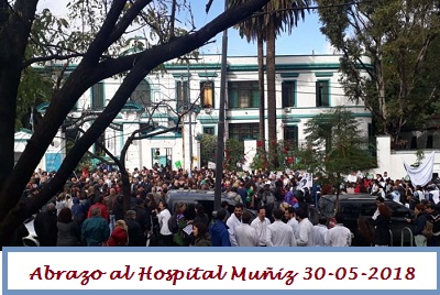 ABRAZO AL HOSPITAL MUIZ