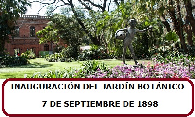 INAUGURAN EL JARDN BOTNICO