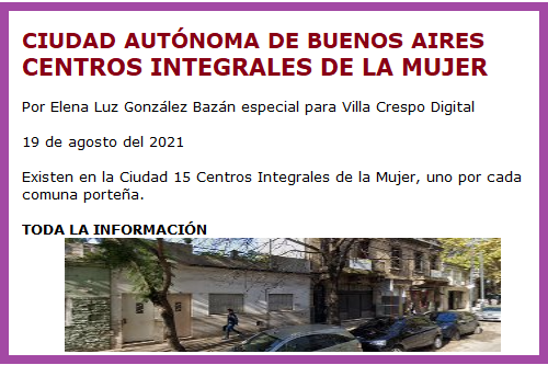 CENTROS INTEGRALES DE LA MUJER